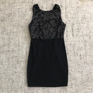 Black Sequin Dress